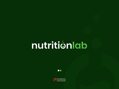 Nutrition lab brand branding color design graphic design green icon lab logo medicine nutritionlab vector white