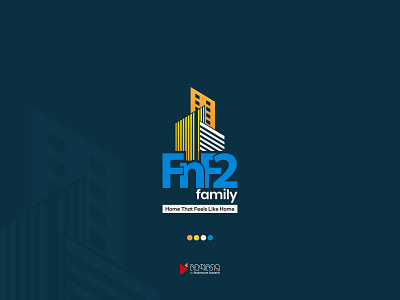 FnF2 Family blue brand branding branding identity color design graphic design icon logo logos monogram orange symbolic vector visual identity white yellow