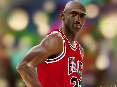 Michael Jordan Portrait