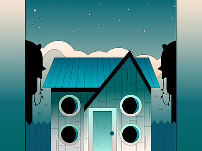 House Illustration digital art graphic design illustration vector