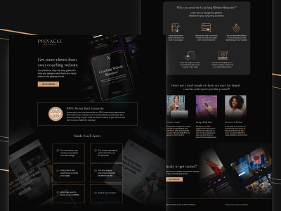 Pinnacle Brands | Landing Page Design | Deb & Tiff