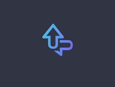Up Logo app art artwork branding design graphic graphic design icon illustration logo logomark minimal simple vector
