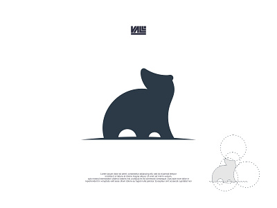 Sneaking Bear Logo - Bear Logo animal animallogo art artwork branding cartoon design geometric graphic graphic design icon illustration logo logomark wild