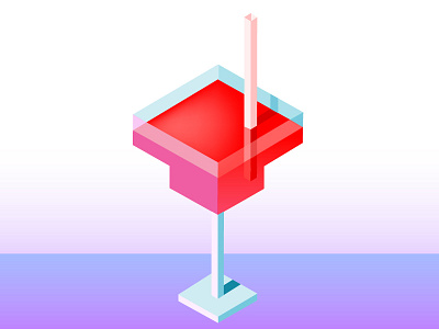 Isometric drink beverage drink isometric vector