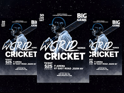 make your cricket flyer print ready in photoshop illustrator banner design cricket banner cricket game cricket league cricket poster cricket sports cricket tournament flyer design graphic design poster design sports flyer sports poster