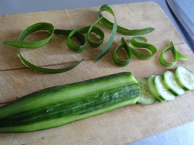 Cool as a.. cucumber lettering type typography