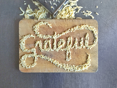 So #grateful cheese food handlettering lettering type typografood typography