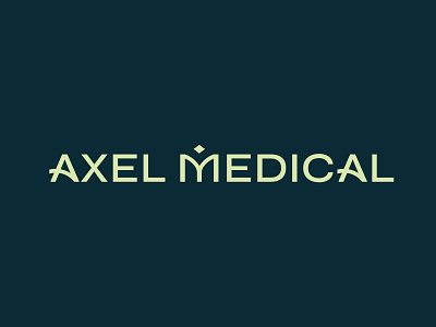 Logo for a medical equipment company "Axel Medical"