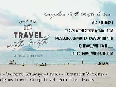 Travel with Faith Business Card