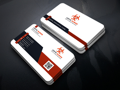 Business card for ARFIN SUMON brand branding business card graphic design