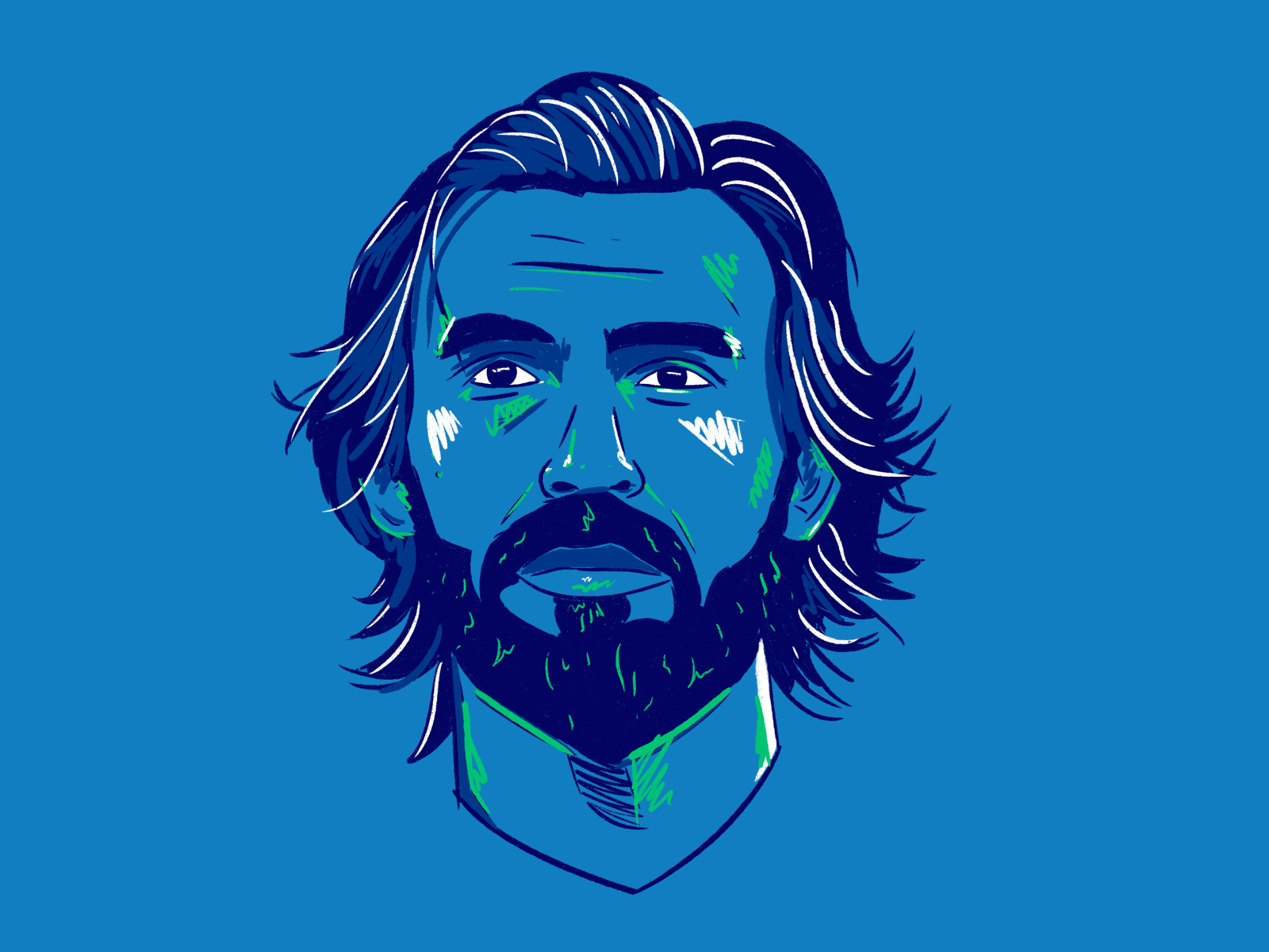 Pirlo by Mark Johnson Design on Dribbble