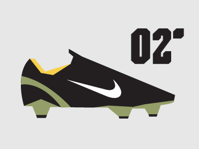 02' Nike Mercurial Vapor minimalist Illustration design henry minimalist nike nike football ronaldo shapes simple vector