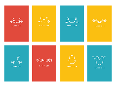 Unicode Emoticons animals ascii business cards caricatures characters emoticons faces glyphs typography unicode