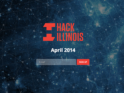 HackIllinois branding hackathon logo website