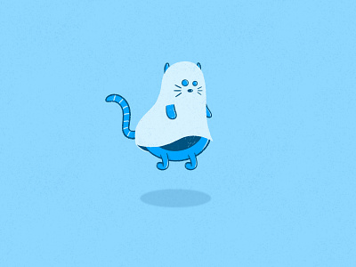 Who's Under That Sheet... cat design drawing graphic design illustration procreate