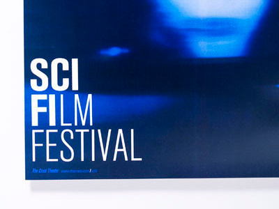 science fiction film festival branding festival photography poster print