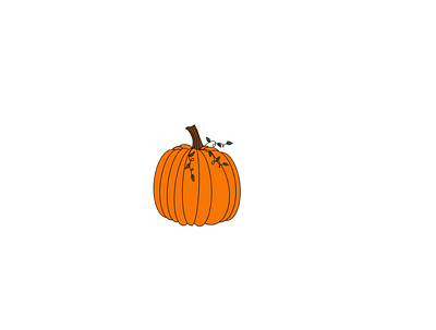 pumpkin sticker design graphic design icon illustration logo