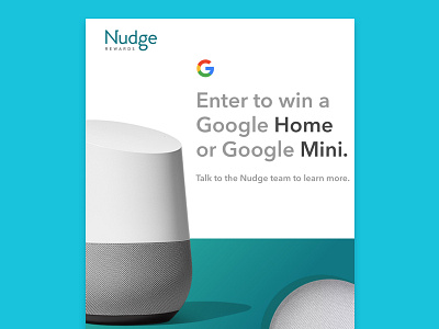 Google Home & Home Mini Giveaways contest giveaway poster print print design