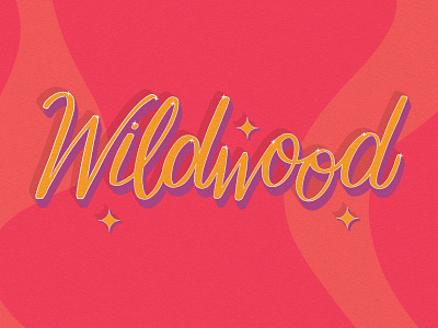 Wildwood design handlettering illustration lettering logo procreate typography