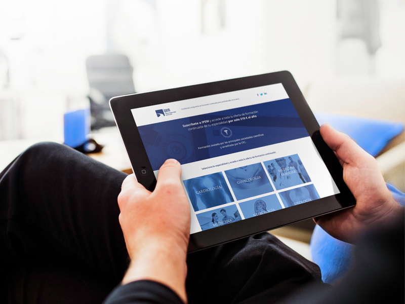 Ipem Especialidades Landing ui ux rwd responsive responsive web design user experience medical medicine mobile tablet desktop