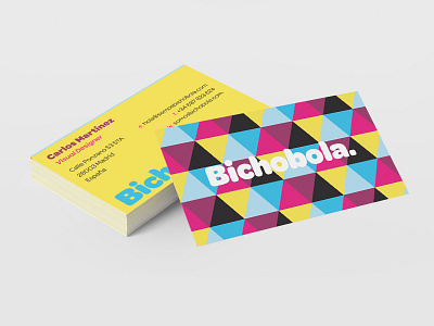 Bichobola. bichobola bichobola. business cards color color palette colour colour palette geometric somosbichobola triangle