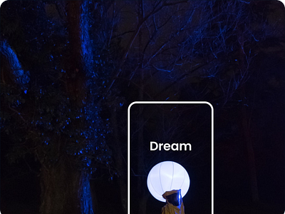 Dream Intro app branding crypto design dream mobile nft ui