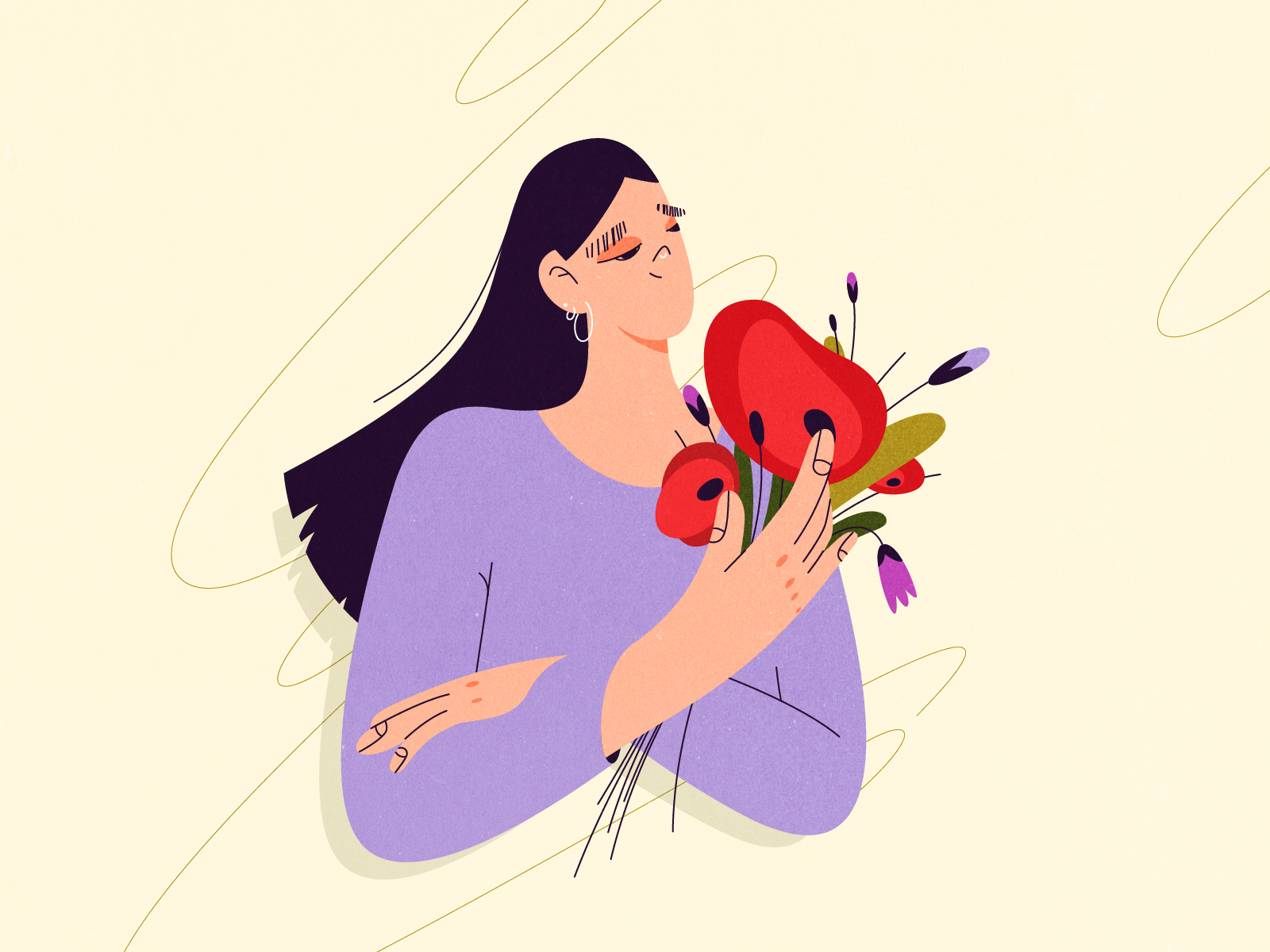 Flowers by Ira Derenskaya on Dribbble