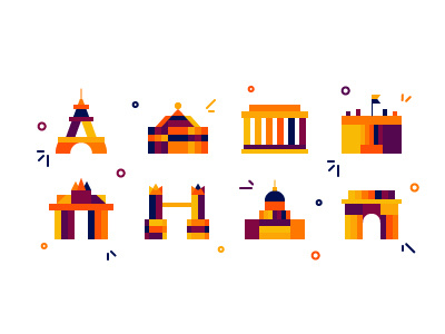 Capitals landmarks