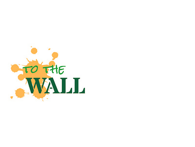 To The Wall Logo design logo vector