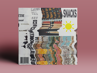 Cool Band - "Snacks" album cover graphic sleeve