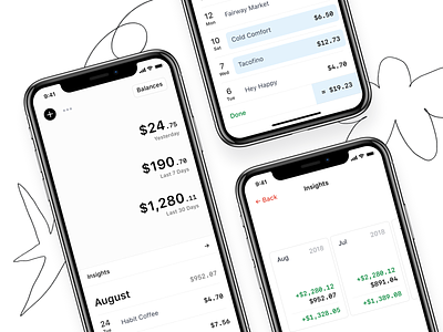 Introducing Rollie app finance fintech iphone rollie spending tracker