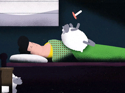 That Presently Video 2d animation 2d illustration colorful funny koru mindfulness presently sheep sleep video