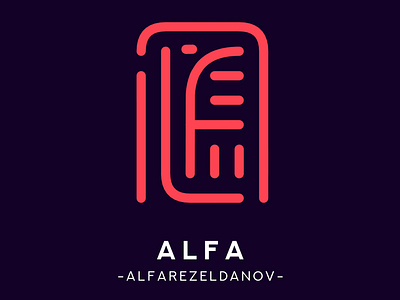 A+L+F logo name branding design logo logomaker logoname