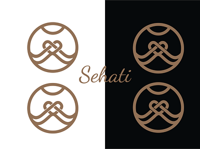 sehati logo branding design graphic design logo logomaker logoname