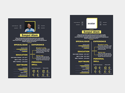 my cv design