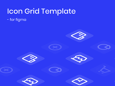 Icon Grid Template for Figma grid icons iconset ios layout layouts line lineicons material materialdesign product template templatedesign templates ui ui design web