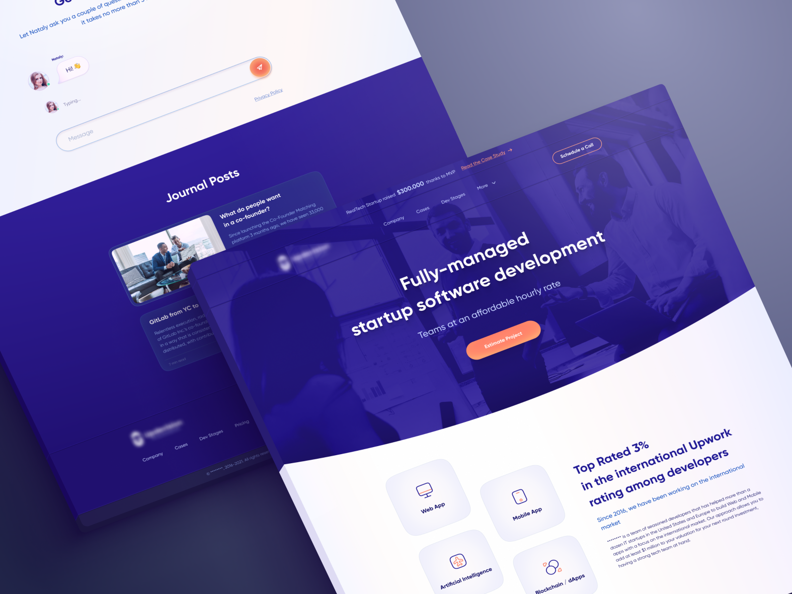 Software Development Company (Landing Page) by Alexandr Nazarenko on ...