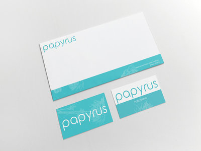 Papyrus Branding brand identity branding logo design