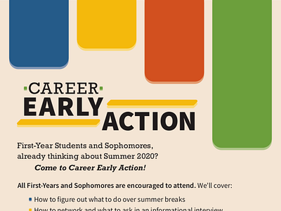 Career Center Early Action