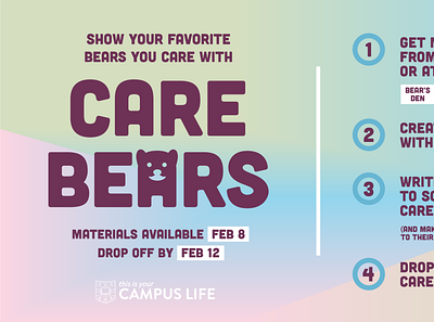 Care Bears branding social media