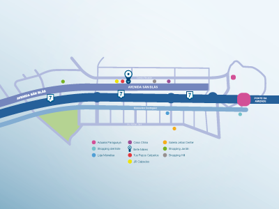 Map allocation city locality localization location map position streets