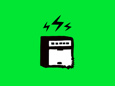 [Work in progress] Rocktastico Logo amplifier eletric logo music static