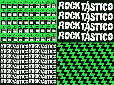 Rocktastico - Pattern Study amplifier electric lightning music pattern rock static