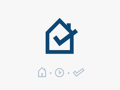 Crono.me concept logo check house management progess startup stopwatch time
