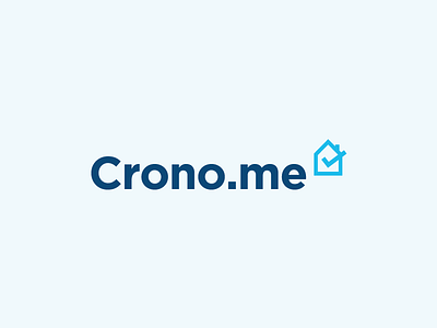 Crono.me architect building check concept construction home house logo startup time