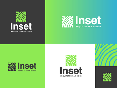 Inset - final logo architechture architect building home house industrial industrial design logo sustainability wood