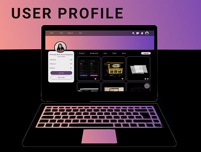 Daily UI :: 006 User Profile app branding dailyui design graphic design profile ui userprofile ux web webdesign