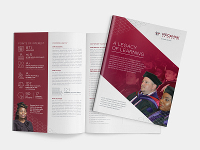 NC Central University Law Brochure brochure central diagonal education icons law nc polygonal polygons university