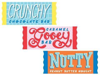Candy Bars candy candy bar chocolate bar handlettering toys