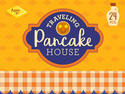 Pancakehaus Title breakfast pancake syrup title toy